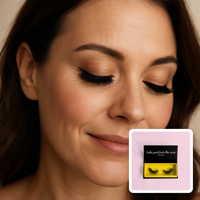 Modelo usando Kit Prague VoLash